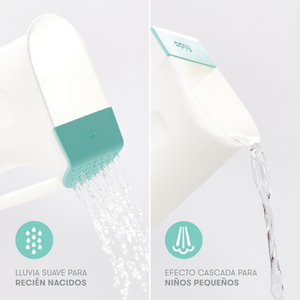 Regadera de baño infantil con control de flujo