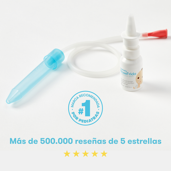 Kit Aspirador nasal y solución salina para bebés – NoseFrida