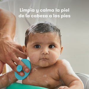 Cepillo de baño de silicona antibacteriana para bebé