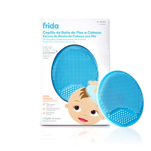 Cepillo de baño de silicona antibacteriana para bebé